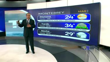 Abimael Salas nos da el pronóstico del tiempo en Monterrey para este martes 04 de agosto 2026.