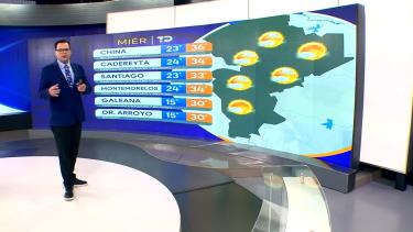 Nelson Valdez nos da el pronóstico del tiempo en Monterrey para este miércoles 14 de octubre 2026.