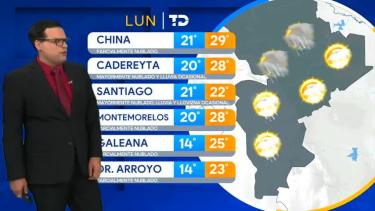 Nelson Valdez nos da el pronóstico del tiempo en Monterrey para este lunes 26 de octubre 2026.