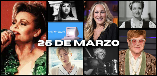 Efemérides 25 de marzo