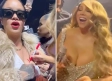 Rihanna en modo fan: le pide a Mariah Carey un autógrafo en el pecho