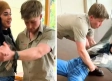 Katy Perry sufre divertida caída con Robert Irwin durante visita al Australia Zoo