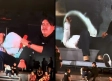 Christian Nodal genera polémica tras aparecer ebrio y caer al escenario en concierto