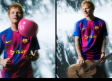 Ed Sheeran se viste de FC Barcelona: su nuevo álbum “Play” debuta en la camiseta del Clásico