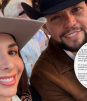 Esposa de Óscar Iván, vocalista de Grupo Duelo, anuncia su divorcio